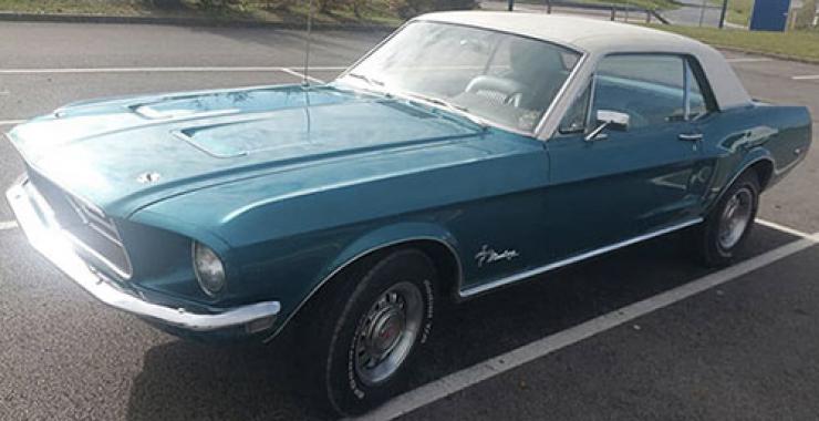 location mustang 1968 dans l'Oise